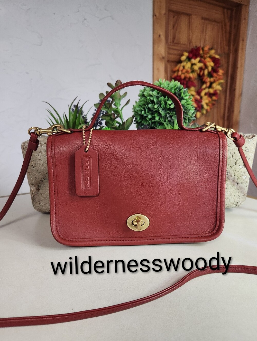Coach Casino Bag, 1995, Red Style #9924
